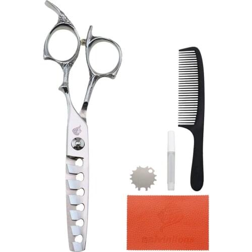 5.75" Professional Barber Thinning Hair Scissors Japan Tooth Shears Hairstyling Hairdressing Scissors Thinner Barber Hairdresser