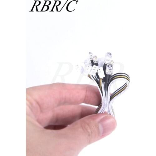 RBR/C 1:8/10/12/16 Off-Road Climbing Drift Remote Control Car Linkage Turn Signal Lamp Group DIY Upgrade Accessories R611