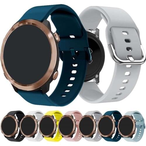 20mm Watch strap For Garmin vivoactive 3 music/Vivoactive HR/vivoactive 3/Forerunner 645 245 245M Sport silicon Smart Wristband