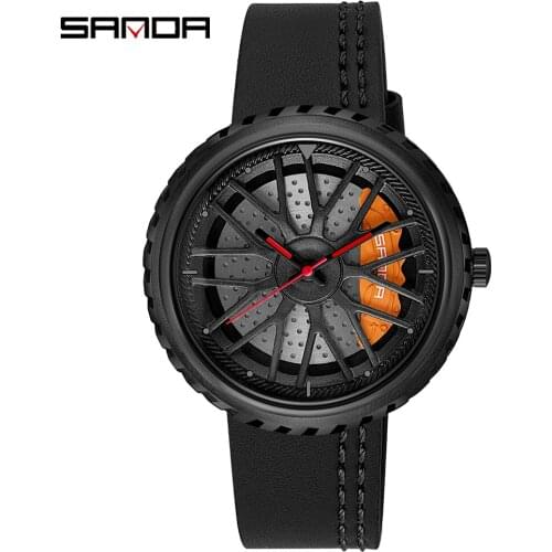 SANDA Mens Silver Watch