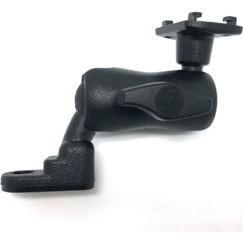 Waterproof Motorcycle Bike Rearview Mirror Angled Base Mount Kit Set