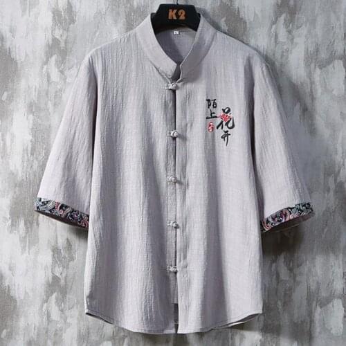 Japanese Kimono Cardigan Men Summer Asian Clothes Traditional Chinese Cotton And Linen Clothing For Men Japanese Yukata Kimonos