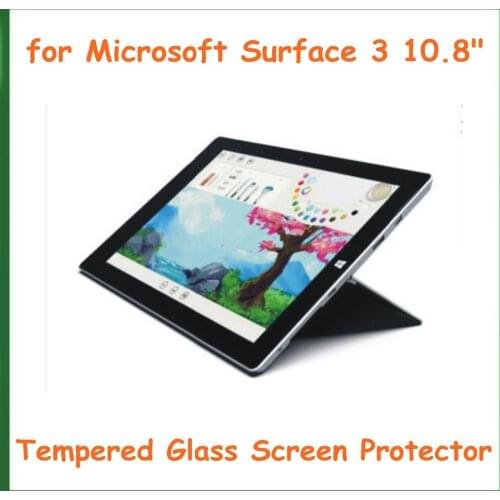 Tempered Glass Screen Protector for Microsoft Surface 3 10.8" Tablet PC Anti-shatter Protective Film NO Retail Package