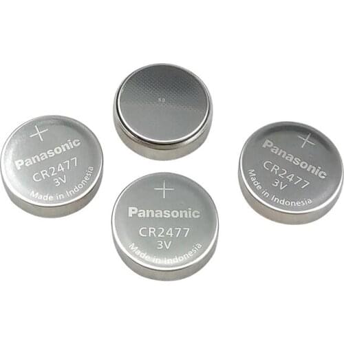 10pcs/lot Panasonic CR2477 CR 2477 3V Lithium Batteries High Performance High Temperature Resistant Button Coin Battery Cell