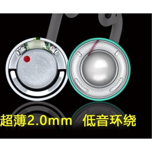 14.2mm titanium composite film earphone speaker 32 ohm earphone speaker 10pcs