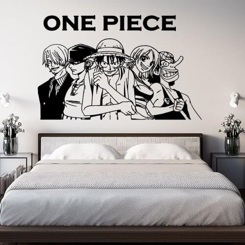 Free shipping ONE PIECE Family Wall Stickers Mural Art Home Decor For Kids Rooms Decoration Art Decor Wallpaper