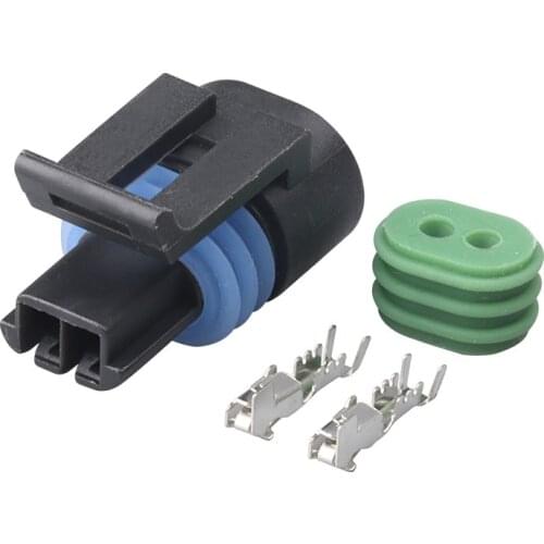 10 Set Delphi GM 2 Pin Female Sensor Connector 12162193