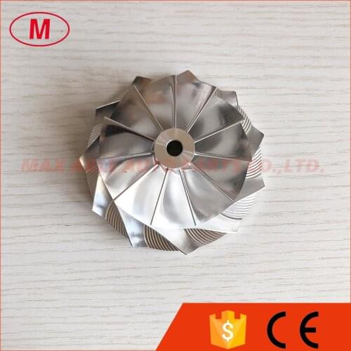 GTX3582 9833-2 62.45/82.36mm 11+0 blades turbocharger milling/aluminum 2618/billet compressor wheel