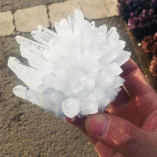 Natural Crystal Cluster Specimen Mineral Ore Quartz Reiki Healing Stone Raw Crystals Home