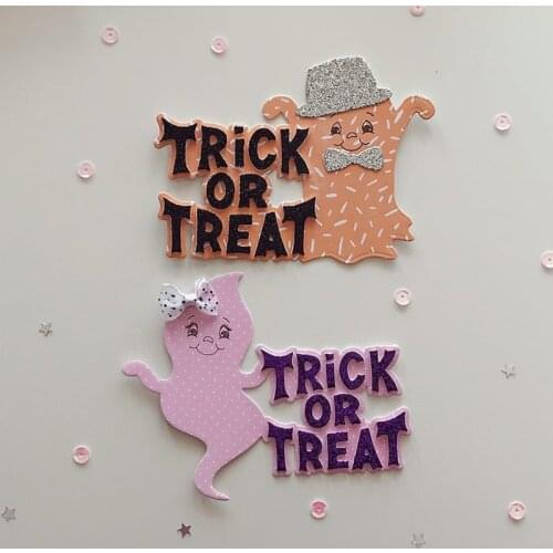 KLJUYP Halloween Ghost Bag Topper Decorations Metal Cutting Dies Scrapbook Paper Craft Decoration dies scrapbooking