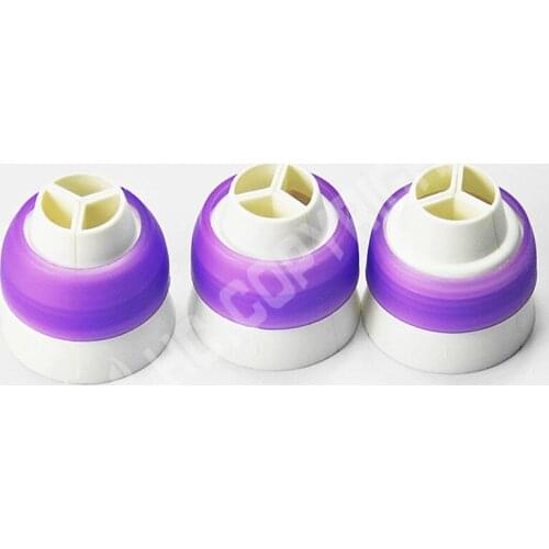 3size Icing Piping Bag Nozzle Converter Ball Nozzle Tips Coupler Cream Pastry tools Converter DIY Cake Decorating Tools