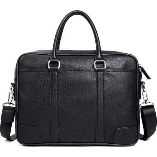 New Mens Business Casual Men Crossbody Bag Fashion Pu Shoulder Bag Briefcase Large Capacity Mens Commuter OL Handbag