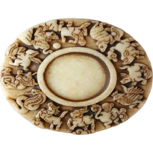 Antique jade jade pendant worn twelve zodiac Pendant ancient jade