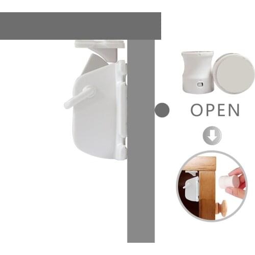 Baby Safety Drawer Lock Invisible Child Safety Locks Magnetic Locking System 8 Locks+2 Key Set for Drawer Cabinets Cupboard Door