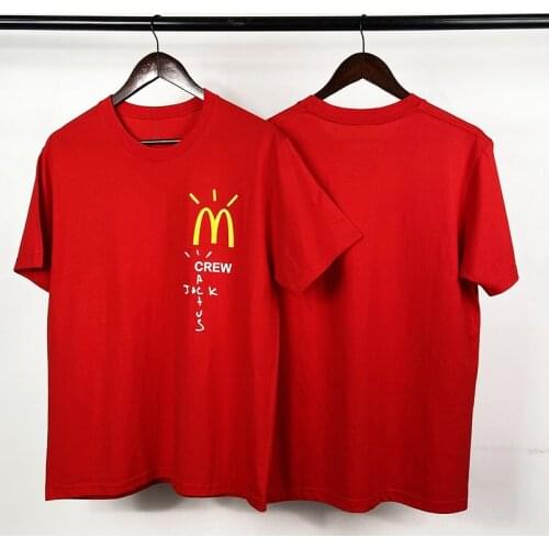 2021 New Fashion Travis Scotts Collars Mens Hip Hop Mens Womens Cactus Jack T-shirts Cotton oversized T-shirts Fast delivery