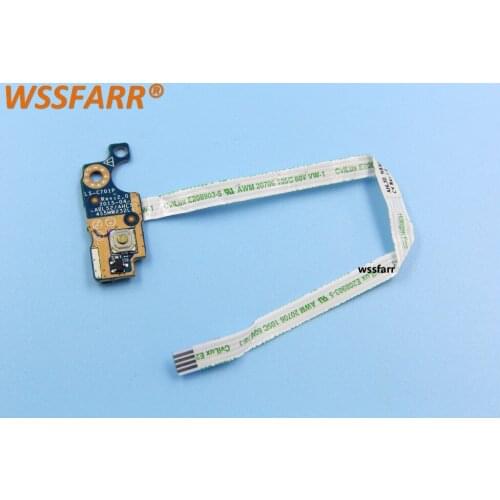 Original Laptop Power Button Switch Board with Cable for HP 15-AC 15-A 15-AF ABL52 AHL50 LS-C701P