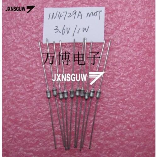 20PCS Original MOT Zener diode 1N4729 1N4729A DO-41 3.6V 1W Diode 4729