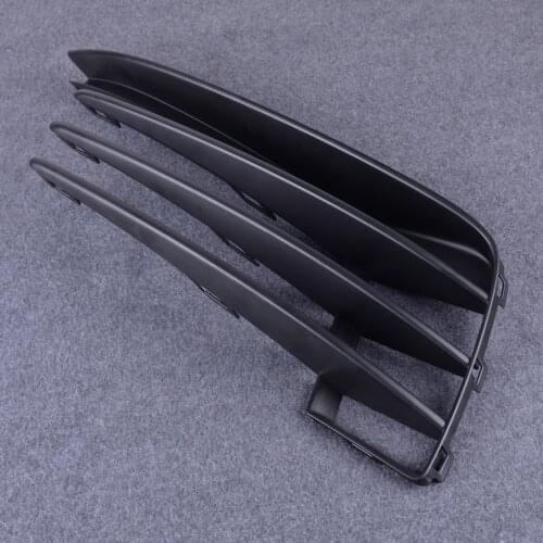 DWCX Car Front Right Side Bumper Grille Mesh Bottom Fog Lamps Light Trim Frame Bezel Panel 5G0853666E fit for VW Golf GTI MK7