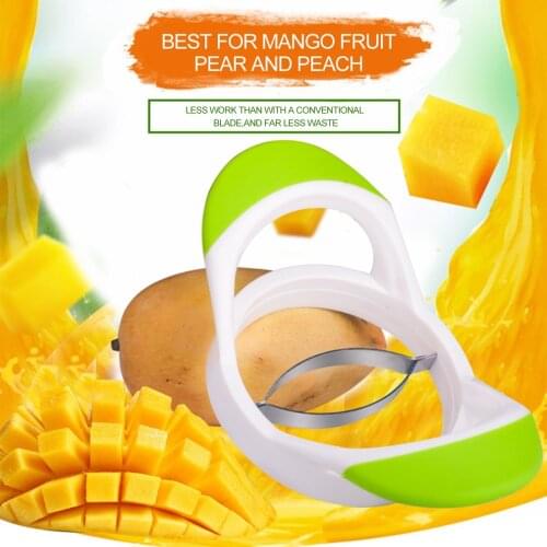 Portable Fruit Mango Slicer Splitter Cutter Peach Pitter Corer Tools Comfortable Grip Design Craft Kitchen Tool