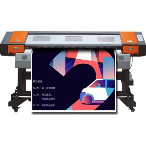 Large format tarpaulin printer 1600mm advertising printing machine one dx5 head industrial inkjet printer