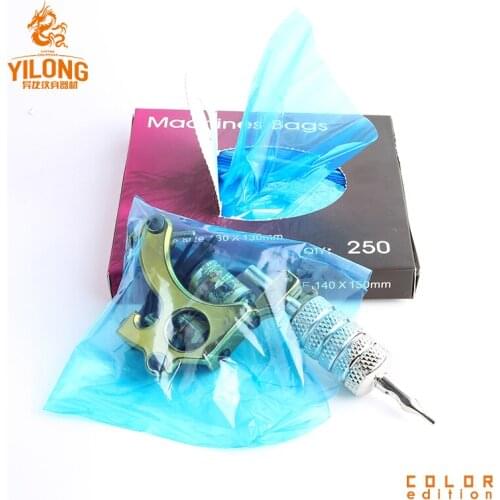 YILONG Tattoo Machine Covers Tattoo Machine Cleaning bag Free shipping 250pcs/box Tattoo Machine Sleeves Bags