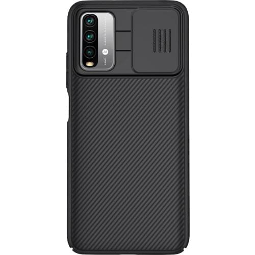 Camera Protection Case for Xiaomi Redmi 9T NILLKIN CamShield Hard Plastic Slide Back Cover Case for Redmi 9 Power