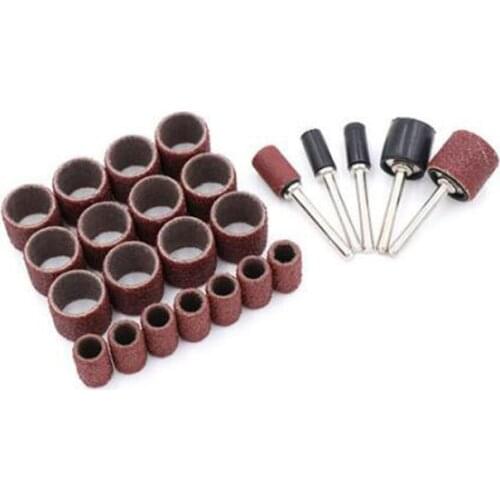 1pcs Drum Sander Durable 40-600 Grit Rubber Abrasive Sander Tool Sander Kit Drum Mandrels for Polishing Home Accessories