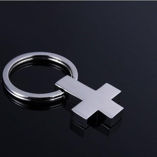 3D cross keychain key ring creative key chain key holder high quality portachiavi chaveiro llaveros bag charm free shipping