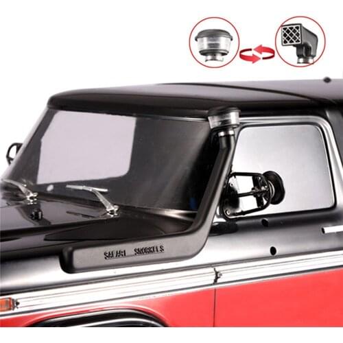 Snorkel Kit Raised Air Intake Kit pre Filter Cleaner for 1/10 Traxxas TRX4 Bronco RC Car Parts Accessories