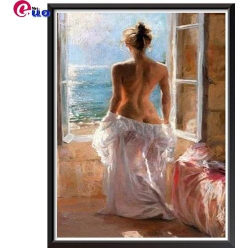 5D full diamond diy diamond painting oil painting sexy glamour woman decorative painting living room bedroom dining room
