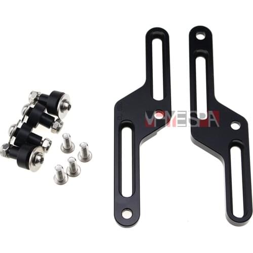 For SUZUKI V STROM 650 DL650 vtrom650 dl 650 2017 2018 2019 Motorcycle CNC Aluminum Windshield Bracket Windscreen Adjusters