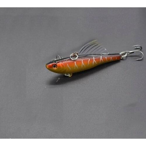 3D Eyes Anti-Corrosion Bionic Fishing Lures Hard Bait 66mm/17g Artificial VIB Sinking Wobbler Freshwater Plastic Fishing Bait