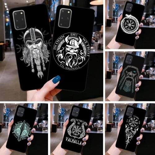 Viking Vegvisir Odin Nordic Phone Case for Samsung S20 plus Ultra S6 S7 edge S8 S9 plus S10 5G lite 2020