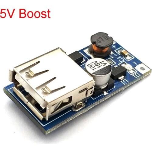 DC DC 0.9V-5V To 5V 600MA Power Bank Charger Step Up Boost Converter Supply Voltage Module USB Output Charging Circuit