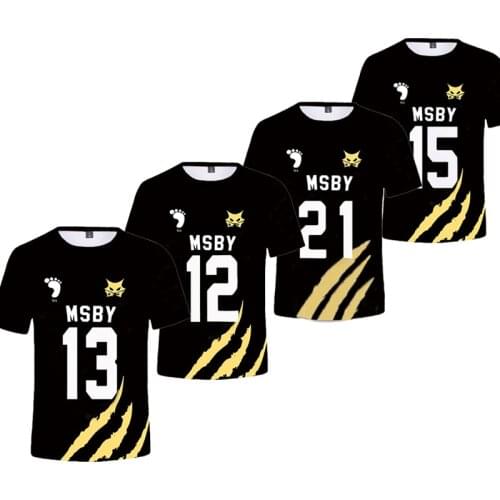 Haikyuu Cosplay Costume MSBY Volleyball Club Karasuno High School Shoyo Hinata Kotaru Bokuto Sportswear Jerseys Uniform