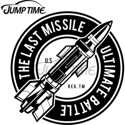 JumpTime 13 x 12cm The Last Missile Ultimate Battle Car Door Stickers Car Accessories Decal Waterproof Vinyl Occlusion Scratch