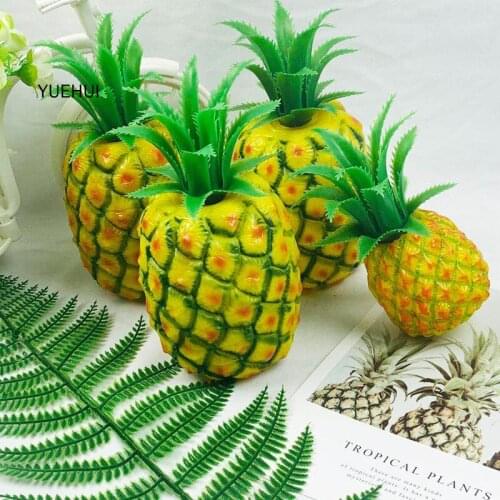 Creative Simulation Plastic Pineapple Model Fruit Shop Decoration Props for Early Education Photography of Artificial Fruit