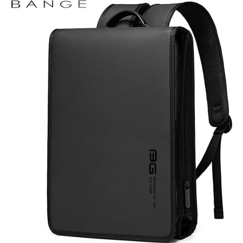 BANGE New Business Backpack Mens Usb Anti-Theft Computer Bag Big Capacity 15.6 Inch Laptop Bagpack Men Elegant Waterproof