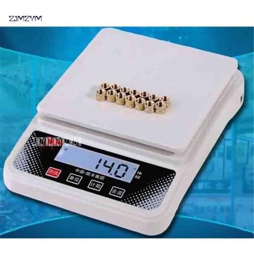New Household 0.1g Food Scale 20-5000G Electronic Baking Kitchen Scales Herbal Medicine Weighing Scale 1kg/3kg/5kg 0-40 Degrees