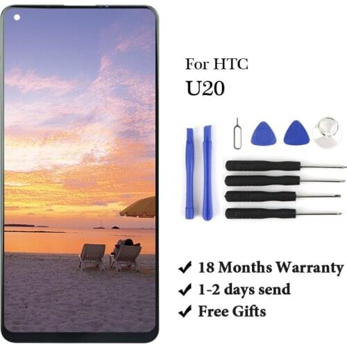 Genuine LCD Display For HTC U20 LCD Screen Replacement Part Digitizer Full Assembly mobile phone accessories with tools
