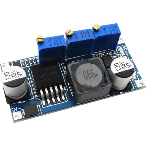 BO-01 10PCS LM2596 LED Driver DC-DC Step-down Adjustable CC/CV Power Supply Module