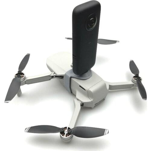 Extended Adapter Bracket Holder With 1/4 Threaded Screw Replacement for DJI Mavic Mini Drone 360 Panorama Camera For GoPro 8