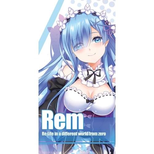 Re:Life In A Different World From Zero Anime Bath Towel for Adult Microfiber Towels Large 140x70cm Thin Lightweight Face Towel