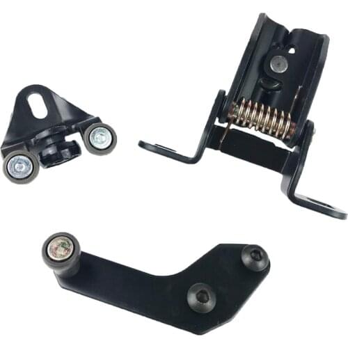 1Set Black Side Sliding Door Roller Guide Set for Ford Transit MK6 MK7,AC11-V268K35-BA,YC15-V268K35-AL