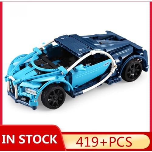 Mould King The boys favoriteCada Blue Sports Racing Cars RC Remote Control Vehicle Building Blocks Kids Toys Gift Bricks