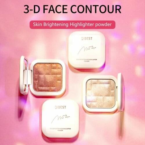 Lasting Highlighter Pressed Powder For Face Illuminatior Whitening Concealer Powder Professional Highlighters Makeup Cosmetics