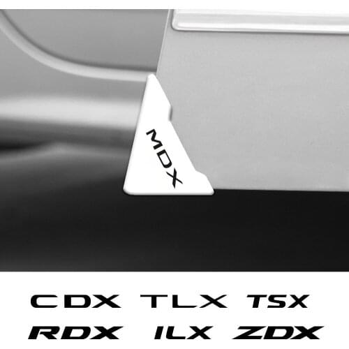 Car Front Door Corner Cover For Acura MDX TSX CDX TLX RDX ILX ZDX NSX TL TLXL RL RLX 3.5TL 2.5TL 1.5TL Accessories Exterior