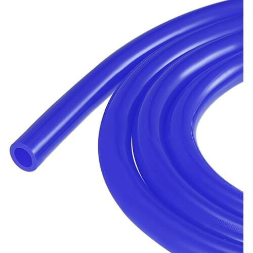 Uxcell Vacuum Silicone Tubing Hose 1/2" ID 1/8" Wall Thick 5ft Blue High Temperature for Engine