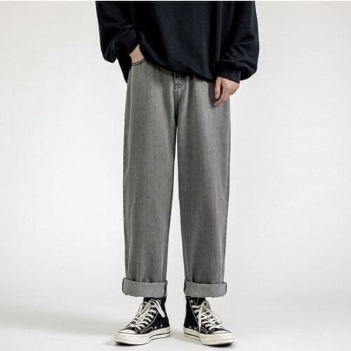 WENYUJH Men's Wide Leg Jeans