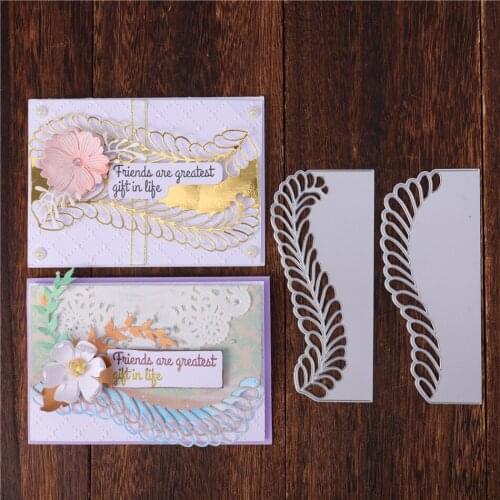 YaMinSanNiO Rectangle Flower Frame Metal Cutting Dies for Craft Card Scrapbooking Embossing Stencil Template Die Cuts New 2020